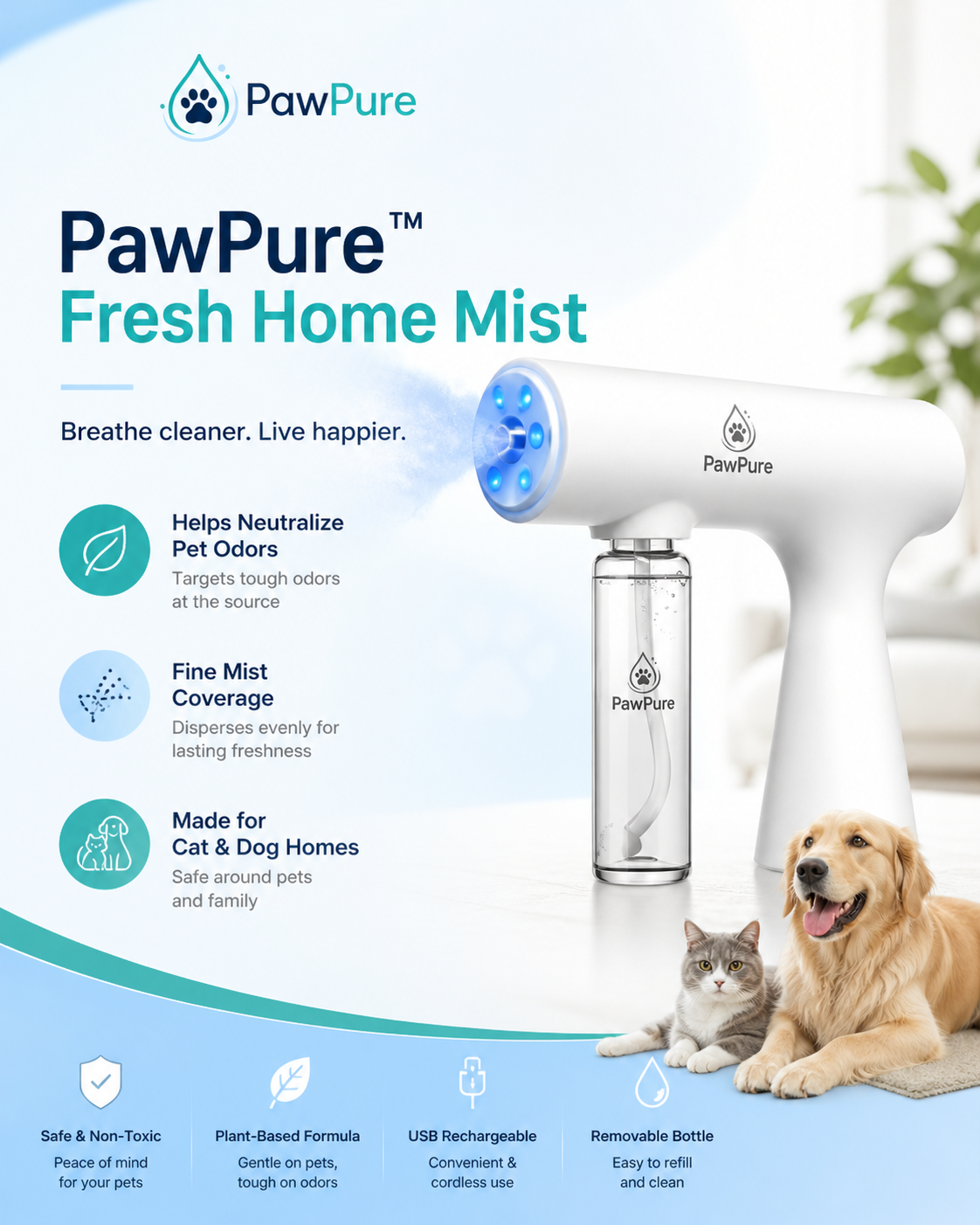 PawPure™ Fresh Home Mist